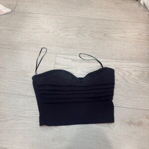 Zara Strapless Crop Top S